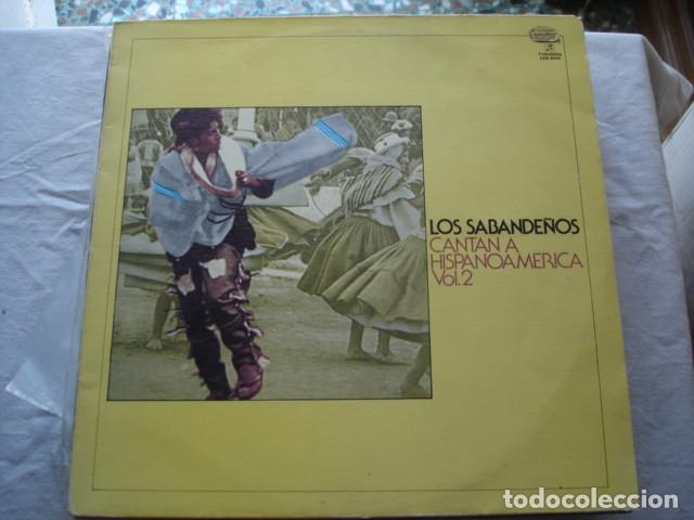 Discos de vinilo: Los Sabande&ntilde;os  Los Sabande&ntilde;os Cantan A Hispanoam&eacute;rica Vol. 2 - Foto 1