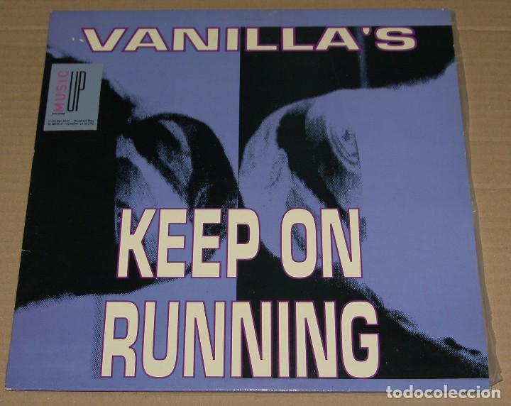 Discos de vinilo: VANILLAS - KEEP ON RUNNING - MAX MUSIC 1990 - Foto 1