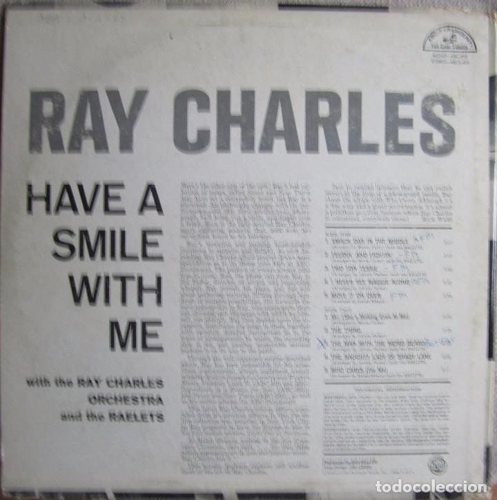 Discos de vinilo: RAY CHARLES: HAVE A SMILE WITH ME. MONO - Foto 2