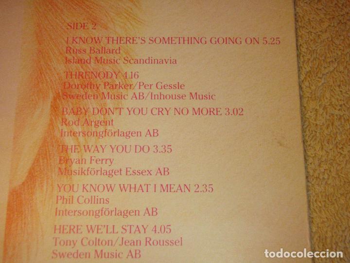 Discos de vinilo: Frida &ndash; Somethings Going On, Sweden 1982 Polar - Foto 6