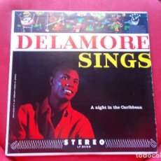 Discos de vinilo: DELAMORE - SINGS A NIGHT IN THE CARIBBEAN - LP - 1962 - REEDICION