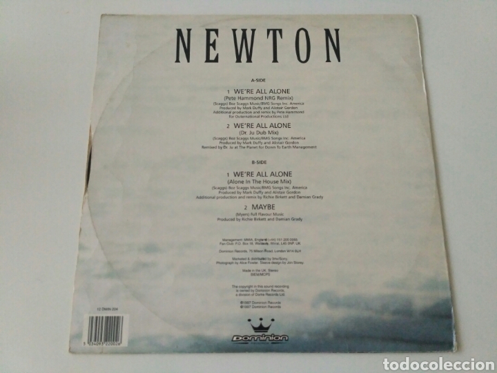 Discos de vinilo: Newton - Were all alone - Foto 2