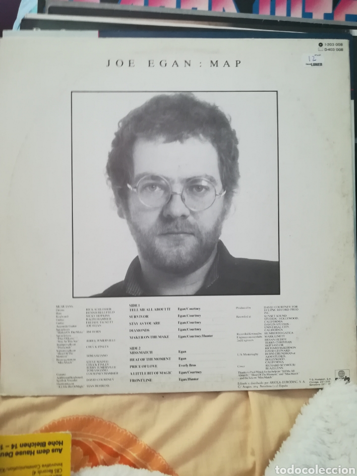 Discos de vinilo: Joe Egan: map - Foto 2