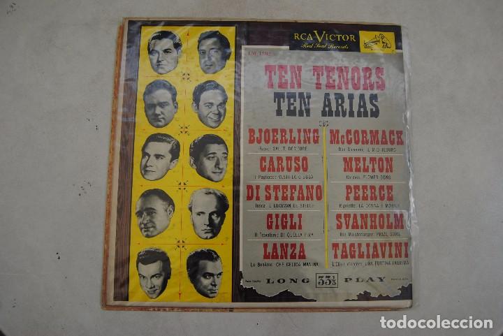 Dischi in vinile: 10 tenores. ten tenors. ten arias  rca victor  USA, lp. bueno