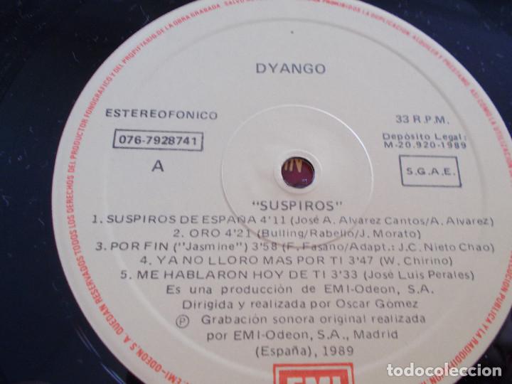 Discos de vinilo: DYANGO. SUSPIROS - Foto 3