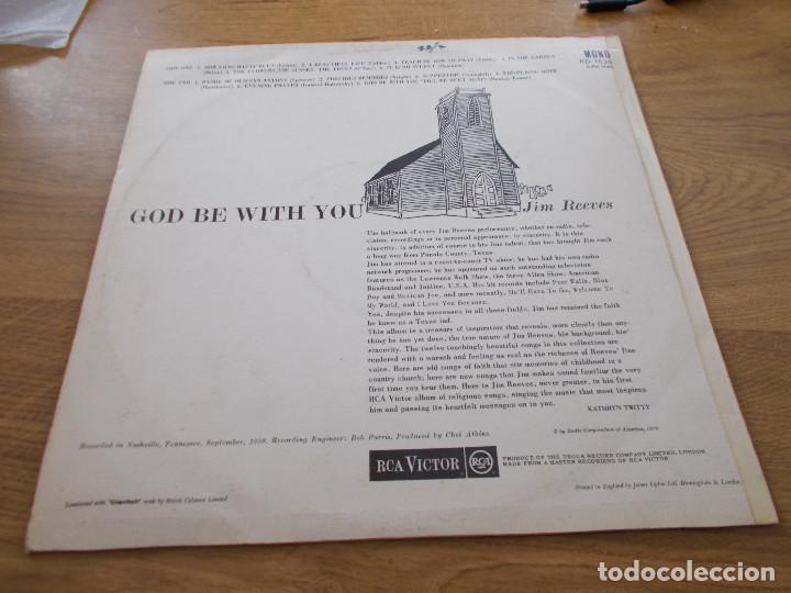 Discos de vinilo: JIM REEVES. GOD BE WITH YOU - Foto 2