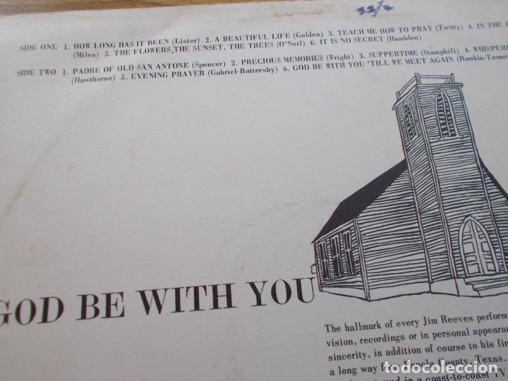 Discos de vinilo: JIM REEVES. GOD BE WITH YOU - Foto 3