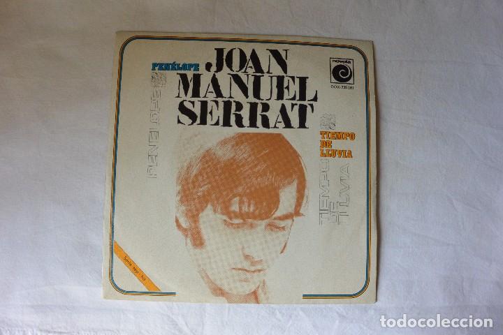 Discos de vinilo: SINGLE PENELOPE JOAN MANUEL SERRAT - Foto 1