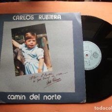Discos de vinilo: LP CAMÍN DEL NORTE CARLOS RUBIERA ASTURIAS FOLKLORE PEPETO