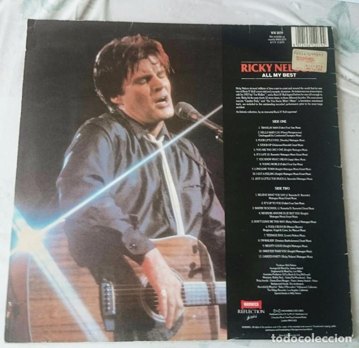 Discos de vinilo: Ricky Nelson: All my best (Warwick 1988) - Foto 2