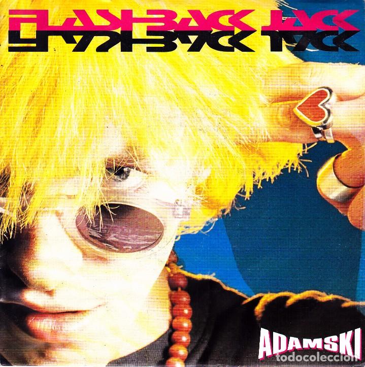 Discos de vinilo: ADAMSKI - FLASHBACK JACK + NYCNRG SINGLE 1990 GERMANY - Foto 1