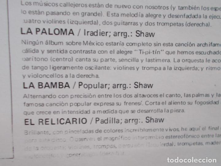 Discos de vinilo: ROLAND SHAW Y SU ORQUESTA. MEXICO - Foto 5