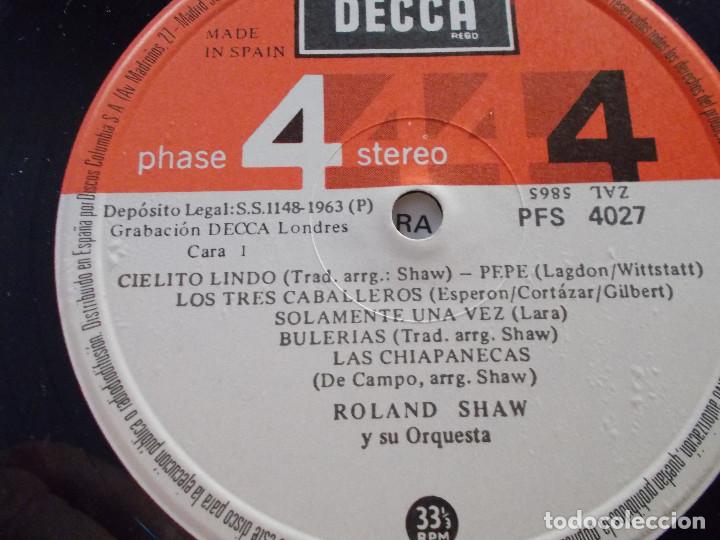 Discos de vinilo: ROLAND SHAW Y SU ORQUESTA. MEXICO - Foto 6