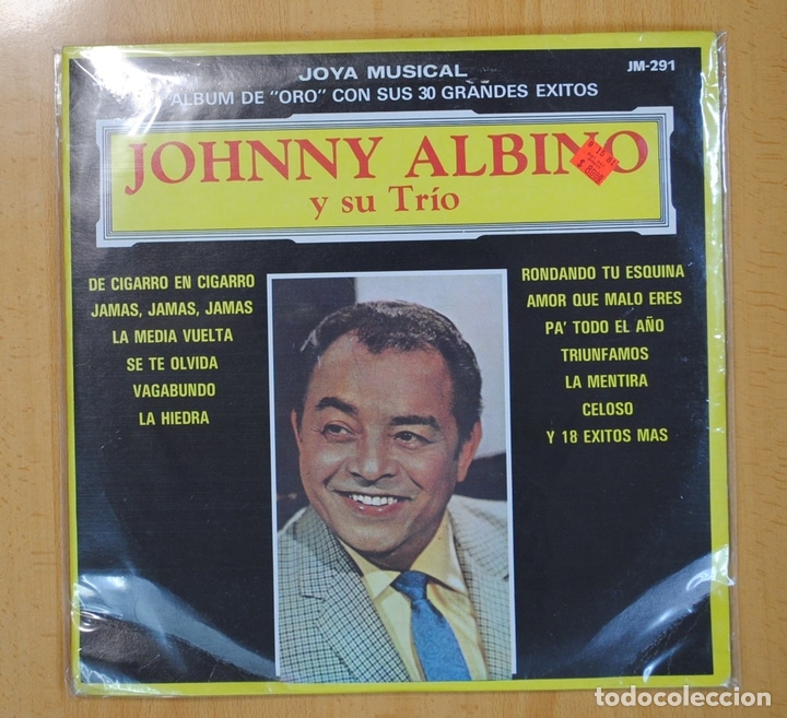 Disques de vinyle: JOHNNY ALBINO Y SU TRIO - ALBUM DE ORO CON SUS 30 GRANDES EXITOS - 3 LP