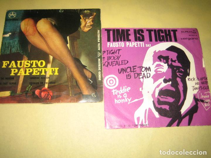 Discos de vinilo: LOTE DE 2 SINGLES FAUSTO PAPETTI - Foto 1