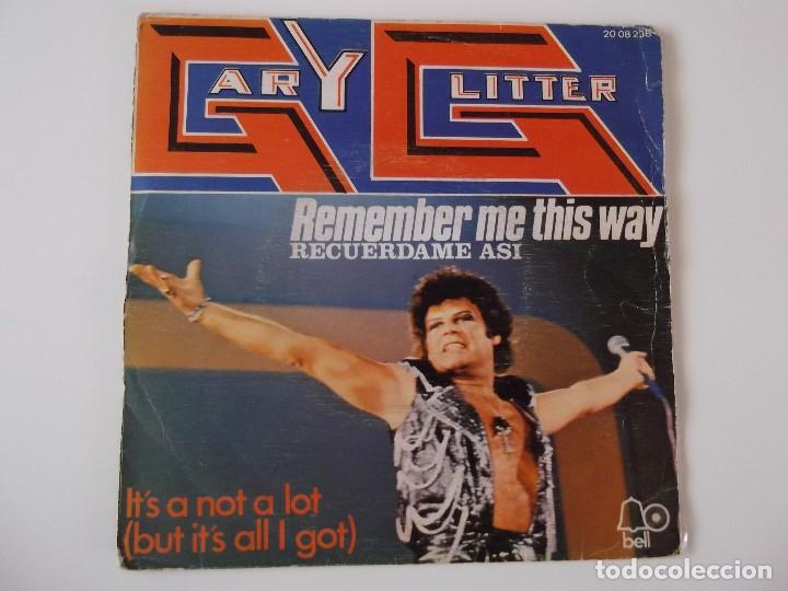Discos de vinilo: GARY GLITTER - Remember me this way - Foto 1