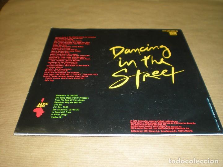 Discos de vinilo: DAVID BOWIE- MICK JAGGER.DANCING IN THE STREET - Foto 2