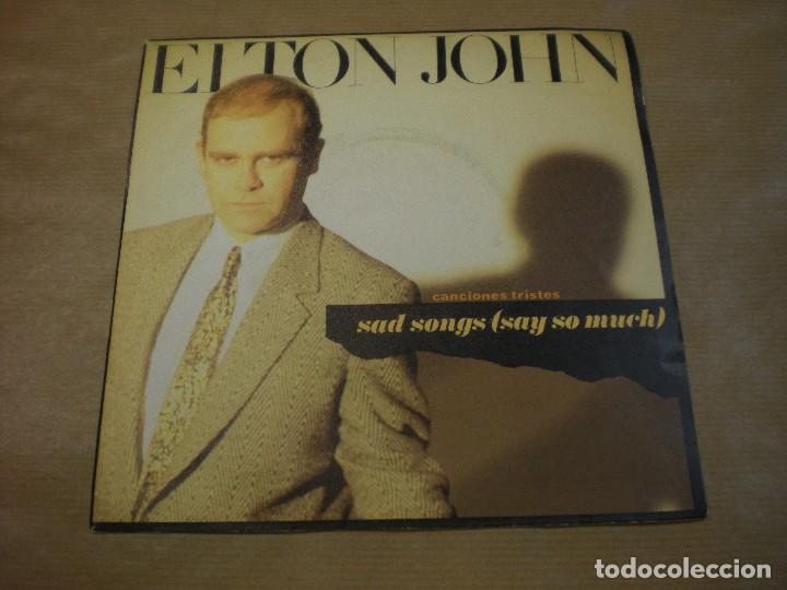 Discos de vinilo: ELTHON JOHN SAD SONGS. A SIMPLE MAN - Foto 1