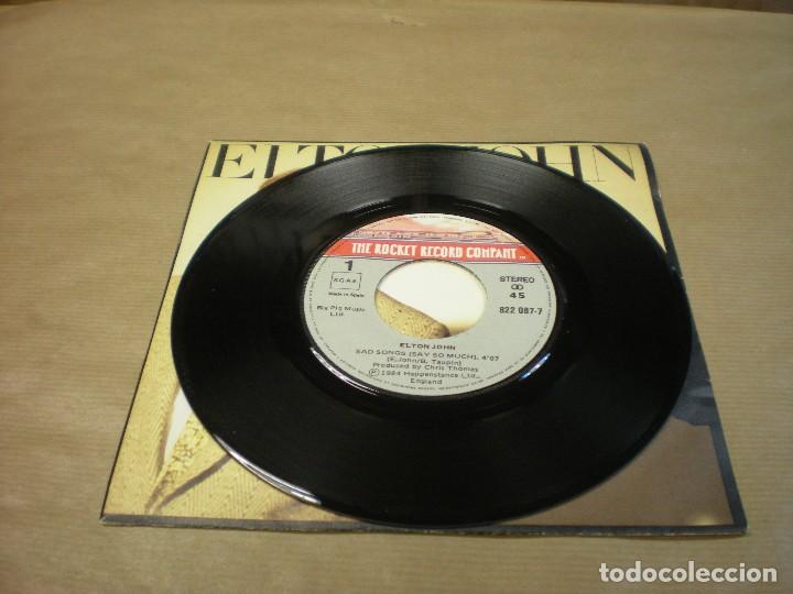 Discos de vinilo: ELTHON JOHN SAD SONGS. A SIMPLE MAN - Foto 3