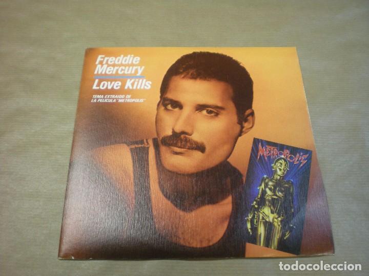 Discos de vinilo: FREDDIE MERCURY. LOVE KILLS. ROTWANG&acute;S PARTY - Foto 1