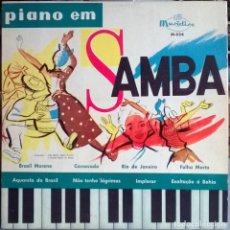 Discos de vinilo: LEAL BRITO (BRITINHO). PIANO EM SAMBA. MUSIDISC, BRASIL (LP 10”) ORIGINAL JAZZ SAMBA