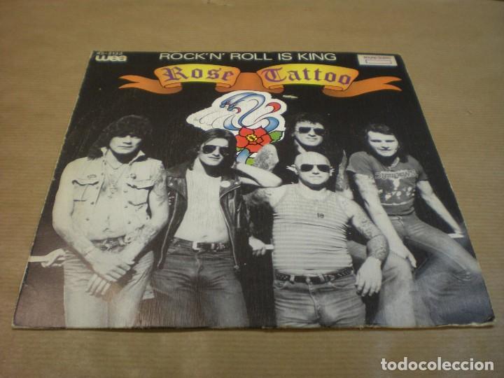 Discos de vinilo: ROSE TATTOO. ROCK AND ROLL IS KING.I HAD YOU FIRST