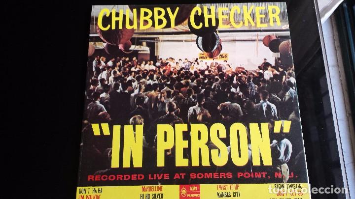 Discos de vinilo: LP CHUBBY CHECKER: IN PERSON (HOLANDA 1963) - Foto 1