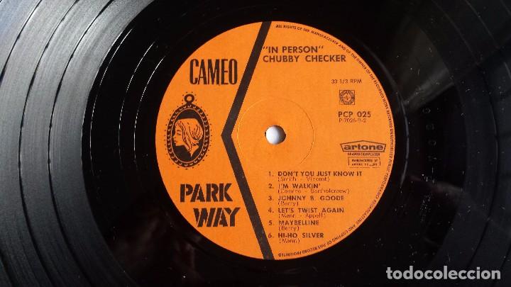 Discos de vinilo: LP CHUBBY CHECKER: IN PERSON (HOLANDA 1963) - Foto 4