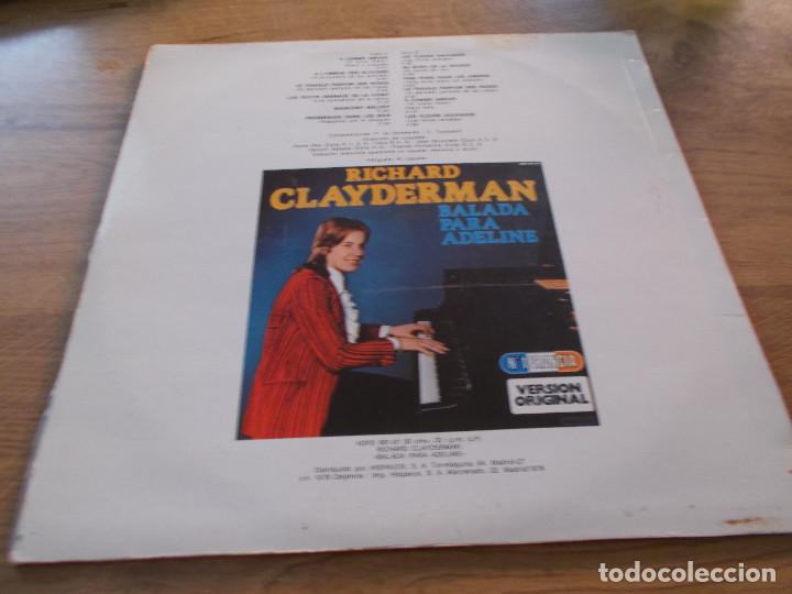 Discos de vinilo: RICHARD CLAYDERMAN. A COMO AMOR. - Foto 2