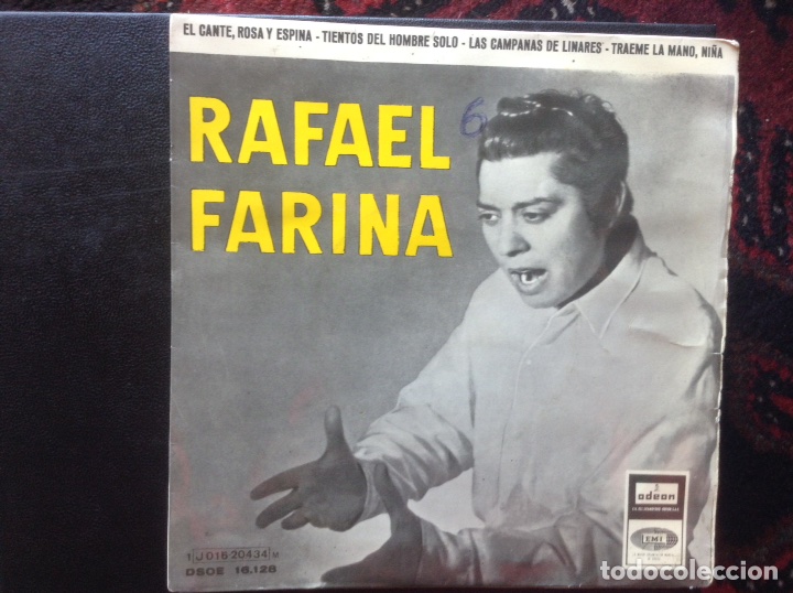 Discos de vinilo: Rafael Farina. El cante rosa - Foto 1