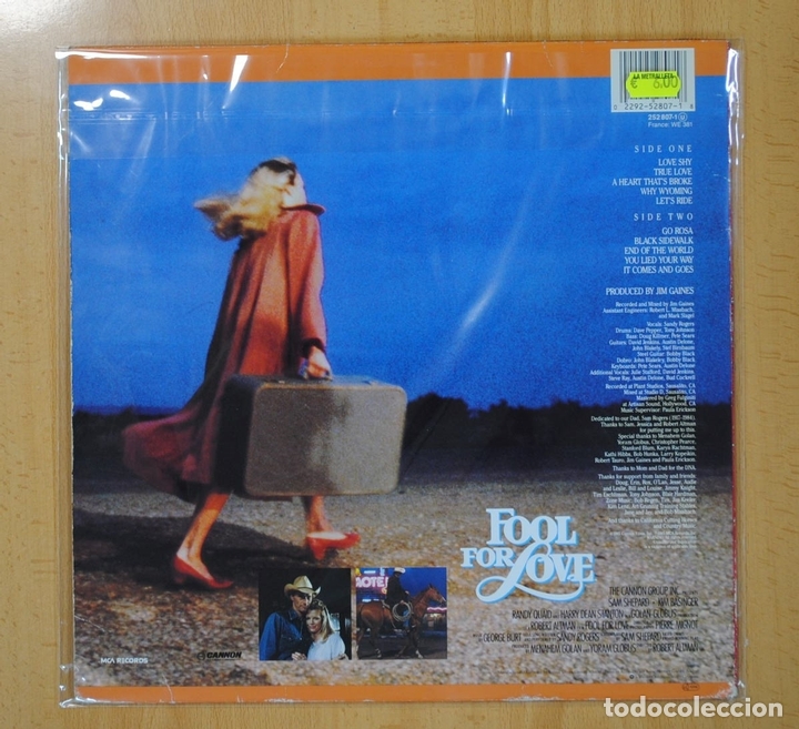 Discos de vinilo: VARIOS - FOOL FOR LOVE - LP - Foto 2