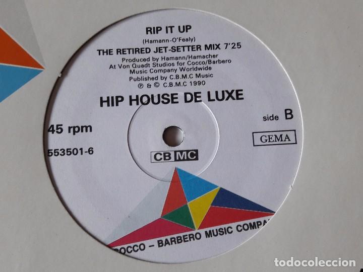 Discos de vinilo: Hip House De Luxe - Rip It Up - 1990 - Foto 2