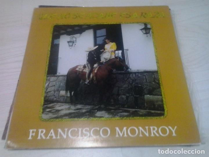Vinyl records: Francisco Monroy - que no se acabe esa raza LP mexico