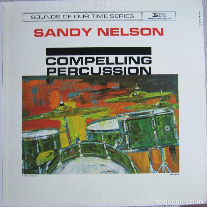 Discos de vinilo: SANDY NELSON: COMPELLING PERCUSSION. MONO - Foto 1