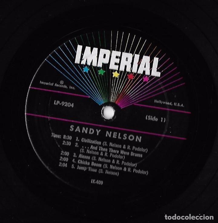 Discos de vinilo: SANDY NELSON: COMPELLING PERCUSSION. MONO - Foto 3