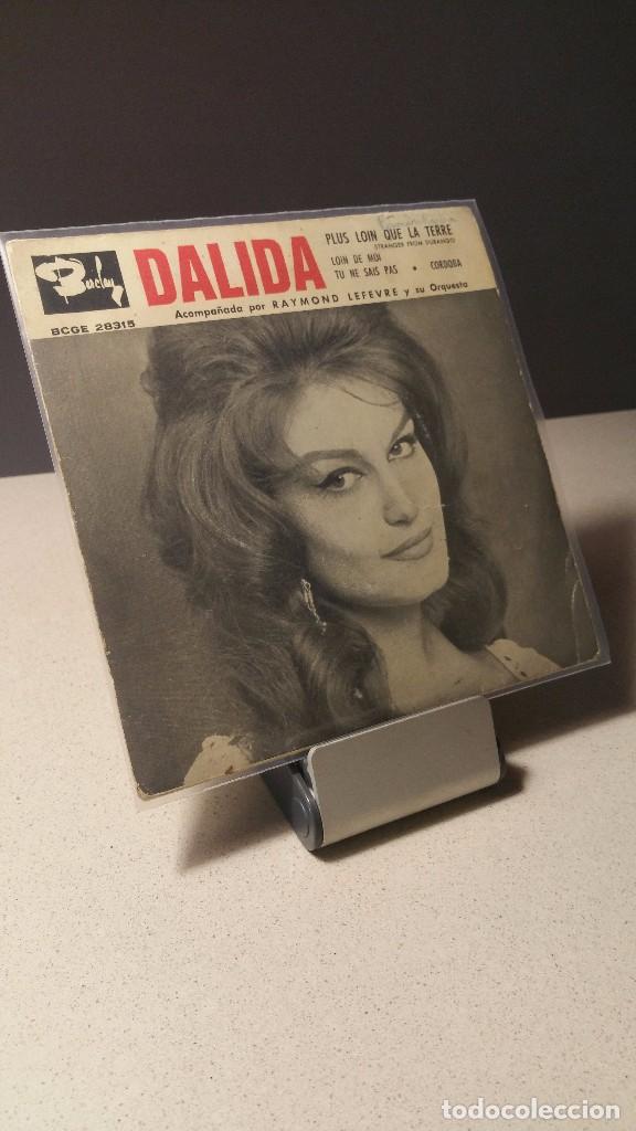 Discos de vinilo: DALIDA PLUS LOIN QUE LA TERRE +3 EP - Foto 1