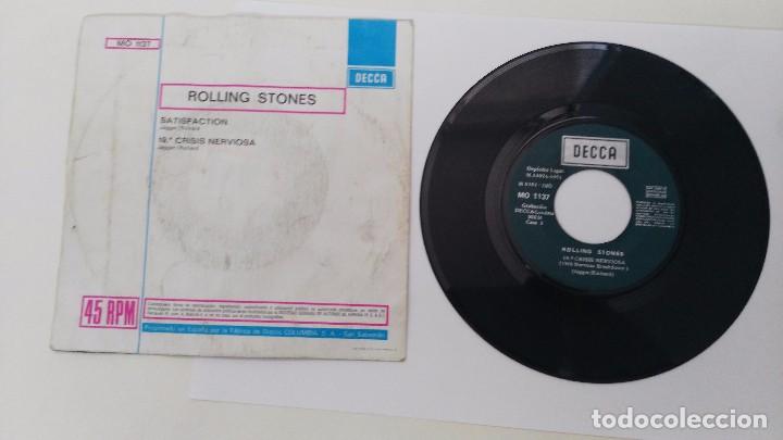 Discos de vinilo: didco antiguo de los rolling stones satisfaction - Foto 2