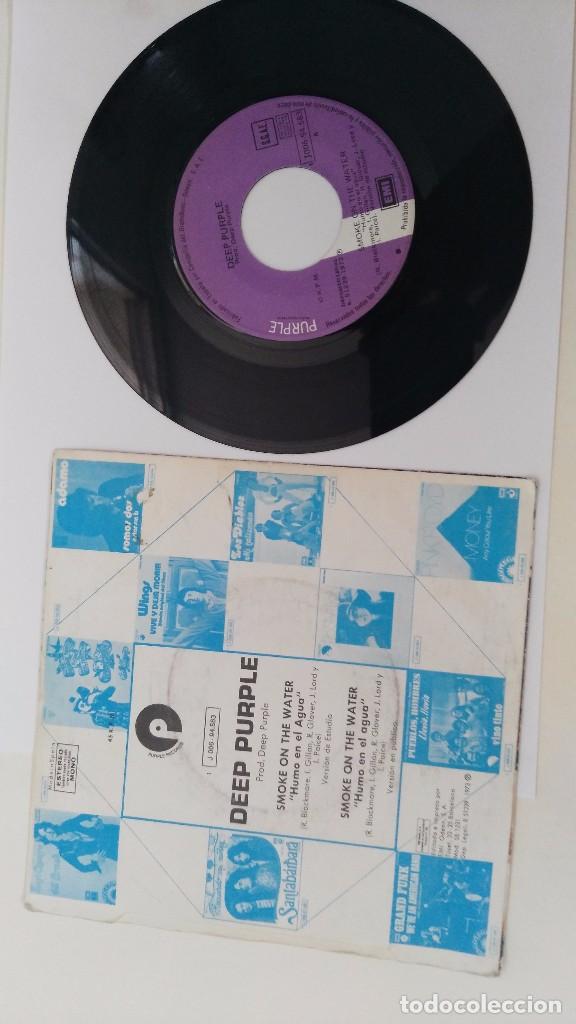 Discos de vinilo: didco antiguo de los deep purple smoke - Foto 3