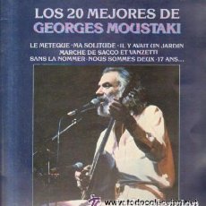 Discos de vinilo: GEORGES MOUSTAKI - LOS 20 MEJORES DE GEORGES MOUSTAKI (ALBUM CON DOS DISCOS)