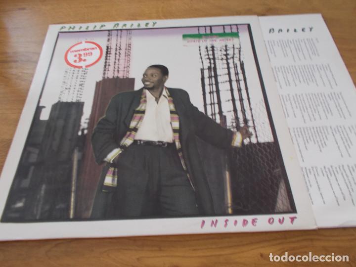 Discos de vinilo: PHILIP BAILEY. INSIDE OUT. - Foto 1