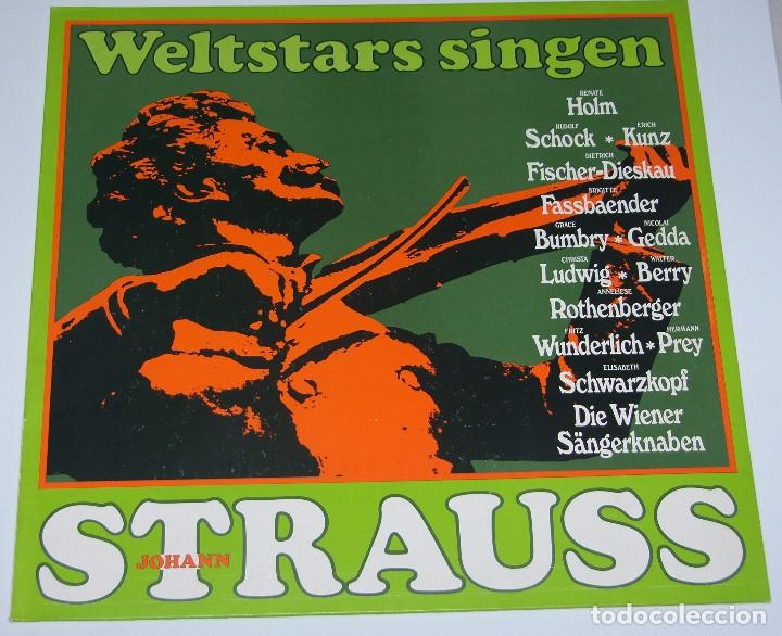 Disques de vinyle: WELTSTARS SINGEN JOHANN STRAUSS - EMI - GERMANY