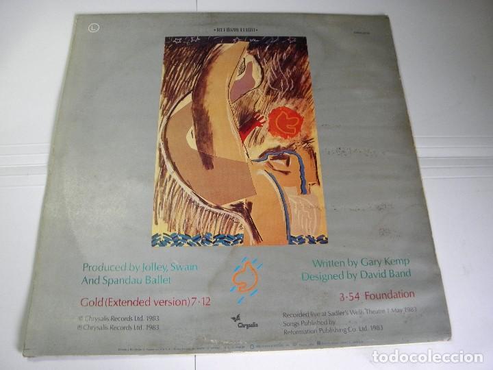 Discos de vinilo: SPANDAU BALLET GOLD - MAXI SINGLE - Foto 2