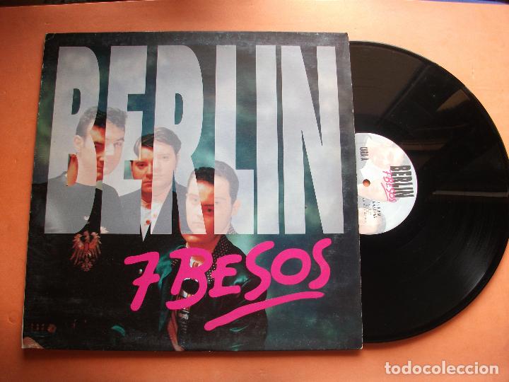 Discos de vinilo: BERLIN - 7 BESOS - MAXI - 3 VERSIONES - 1993 - Foto 1