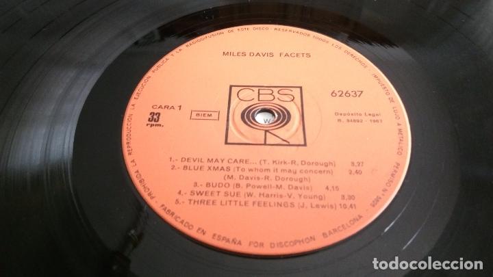 Discos de vinilo: DISCO MILES DAVIS FACETS - N&ordm; 1, CBS - 1967 - Foto 4