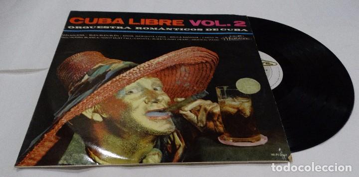 Discos de vinilo: CUBA LIBRE V. 2 LP ORQUESTRA ROM&Aacute;NTICOS DE CUBA-C - Foto 1