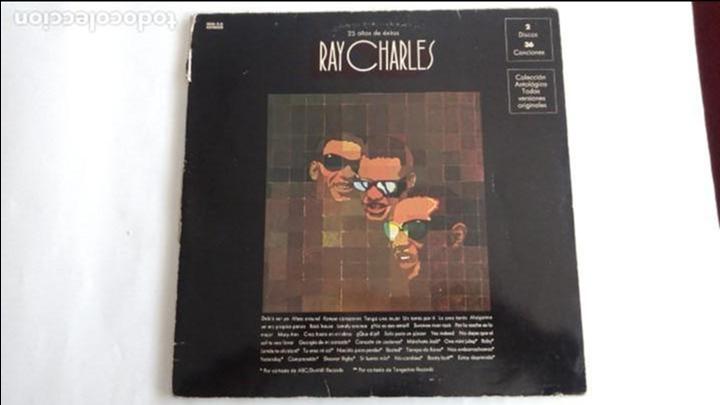 Discos de vinilo: DISCO DOBLE RAY CHARLES - 25 A&Ntilde;OS DE EXITOS, ATLANTIC 1972 - Foto 1