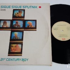 Discos de vinilo: SIGUE SIGUE SPUTNIK - 21ST CENTURY BOY. Lote 97450439