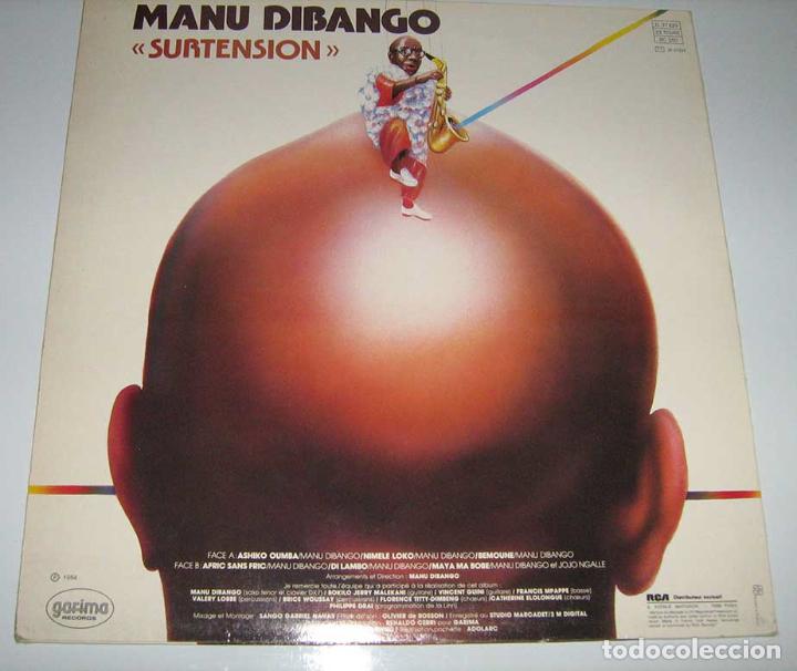 Discos de vinilo: MANU DIBANGO - SURTENSION - LP - Foto 2