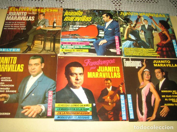 Discos de vinilo: JUANITO MARAVILLAS  DE 6 SINGLES - Foto 1