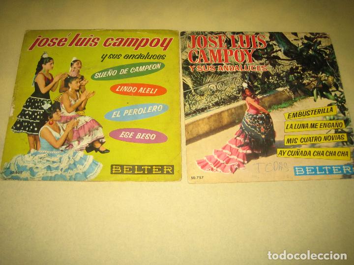 Discos de vinilo: JOSE LUIS CAMPOY  - LOTE DE 2 SINGLES - Foto 1